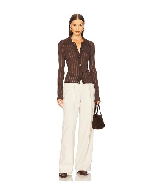 L'academie Brown Olivie Cardigan