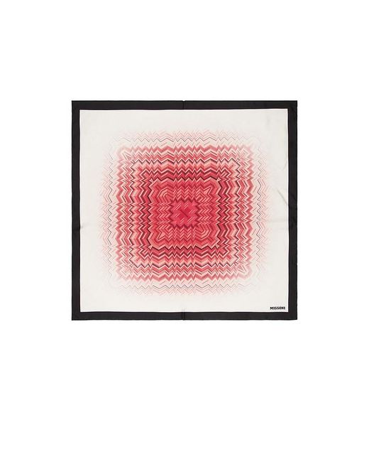 Missoni Red Foulard Scarf