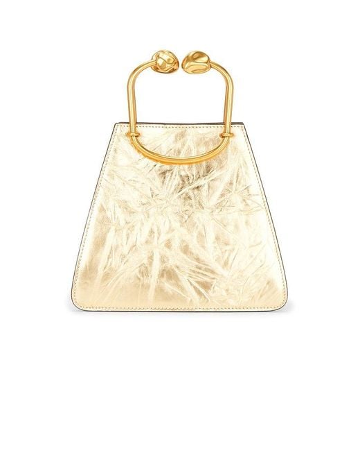 Cult Gaia Natural Maxine Top Handle Bag