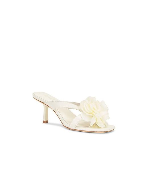 Raye White Flor Heel
