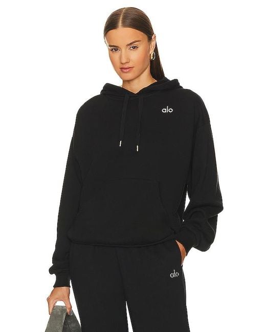 Alo Yoga Accolade Hoodie in Black | Lyst