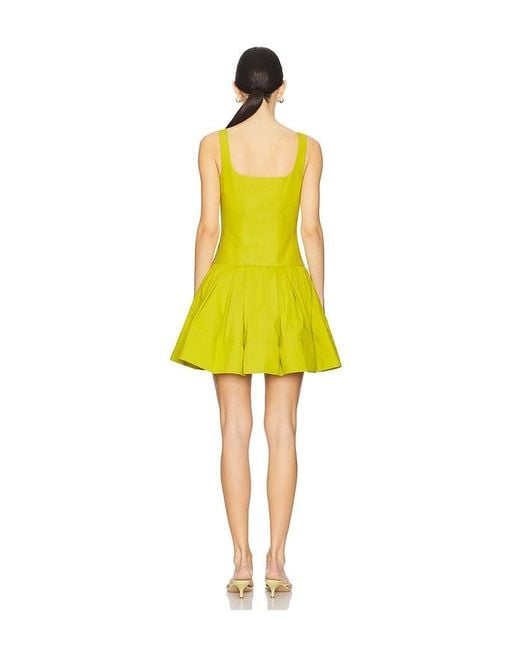 Jonathan Simkhai Yellow Lucy Mini Dress