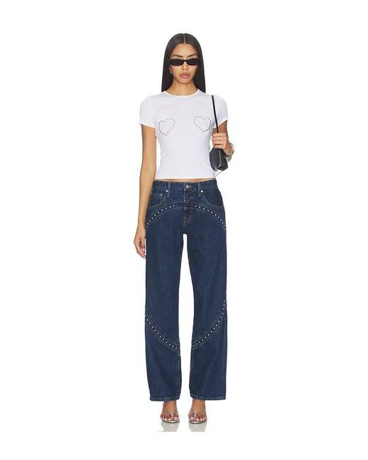 Miaou Blue Mini Tee