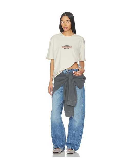 Guess White Service Station Tee for men