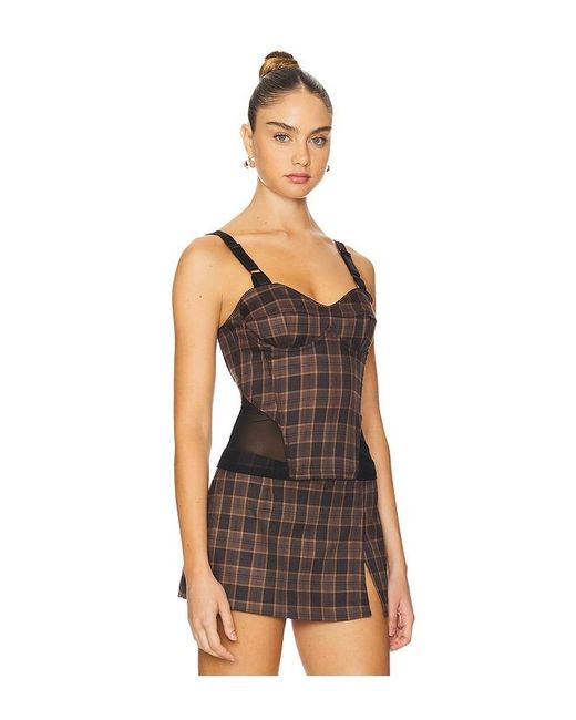 Miaou Black Marguerite Corset
