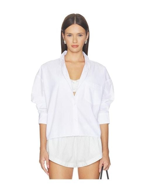 Citizens of Humanity White Petit Ami Shirt
