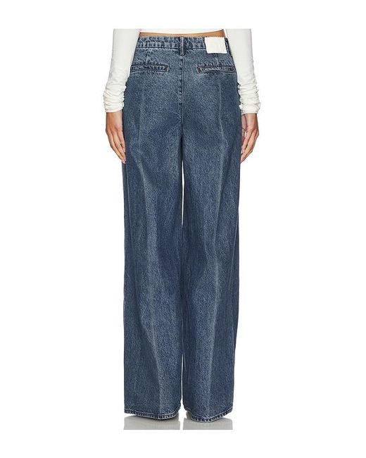 GRLFRND Blue Sutton Wide Leg Trouser Jeans