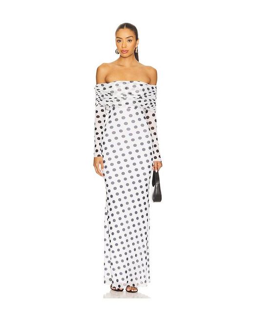 AFRM White Thelma Dress