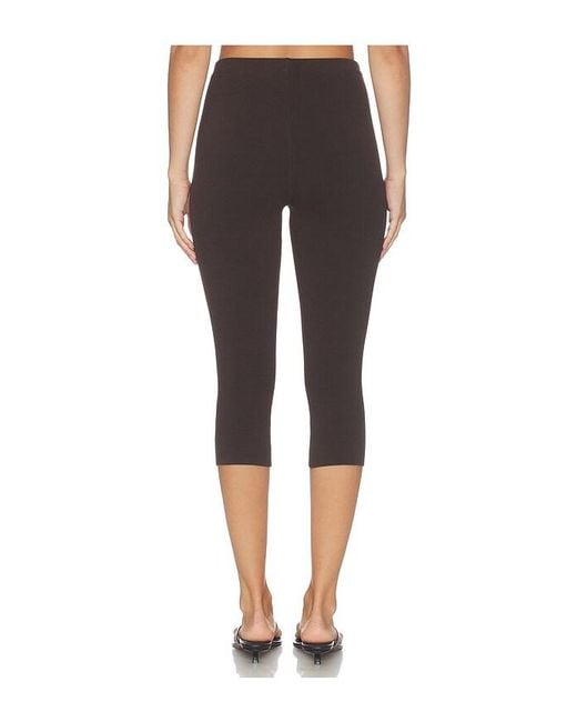 SER.O.YA Black Petra Knit Capri Pant