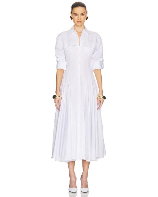 Helsa Godet ドレス White