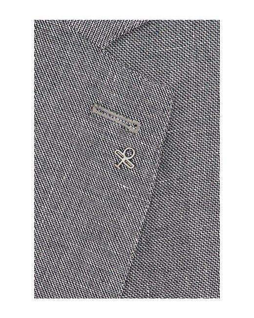 DISTRETTO12 Gray Certo Blazer for men