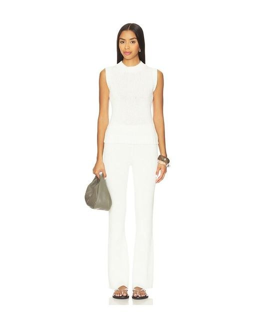 SNDY'S White North Knit Pant