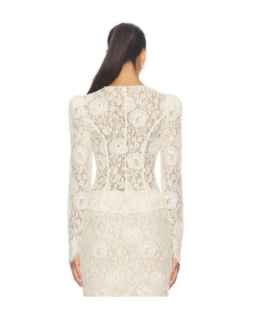 Lovers + Friends Natural Alessi Top