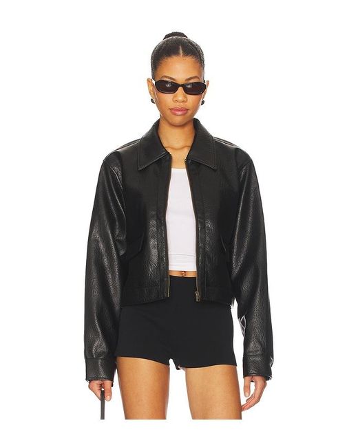 ALL THE WAYS Black Fianna Faux Leather Jacket