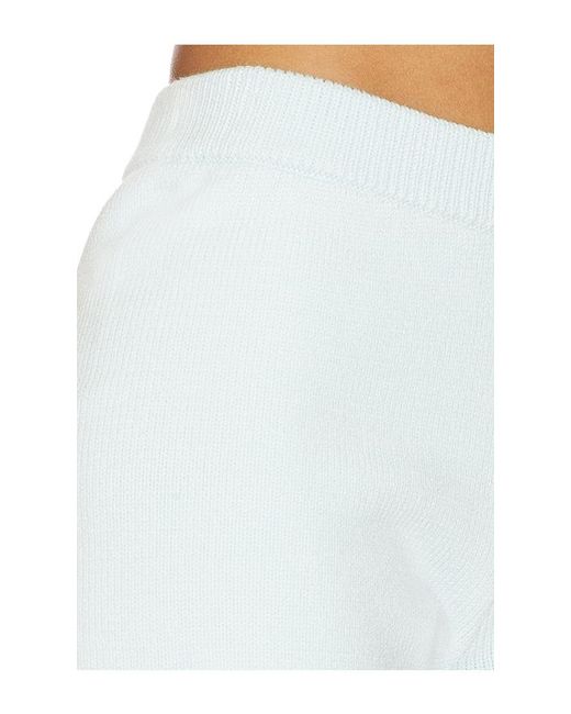 SER.O.YA White Messa Knit Short