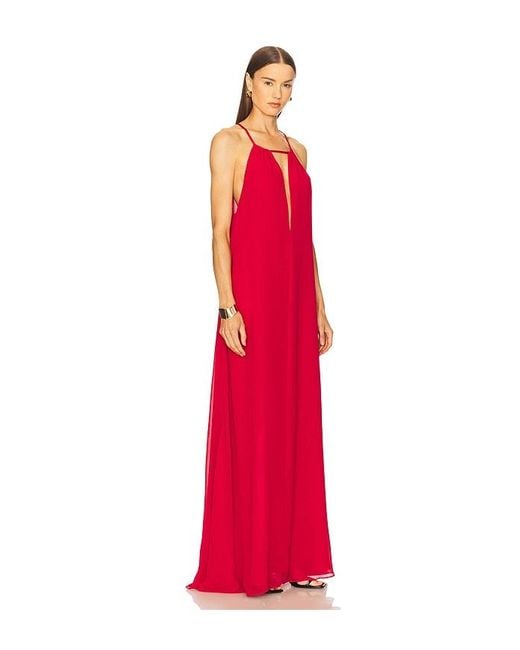 Michael Costello Red X Revolve Syrie Gown