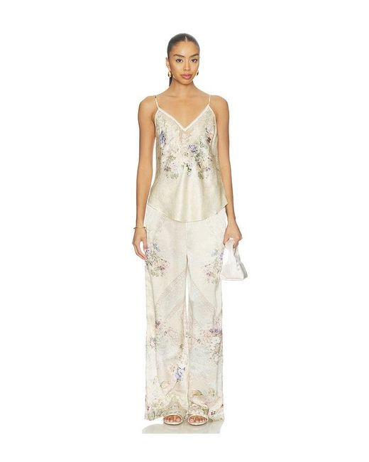 Camilla White Minimal Wide Leg Pant