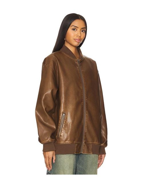 BLOUSON ARIEL en Brown superdown