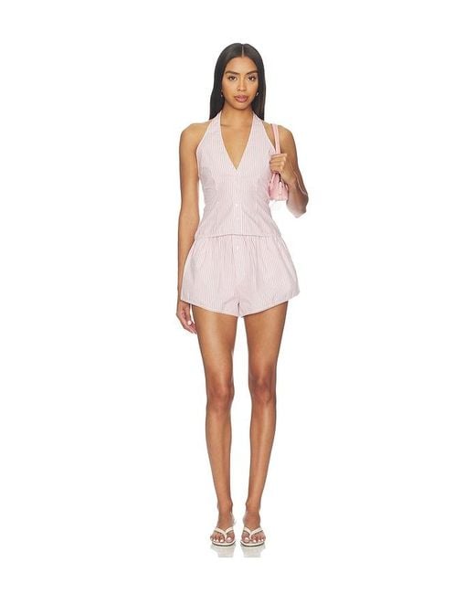 Lovers + Friends White Peyton Short