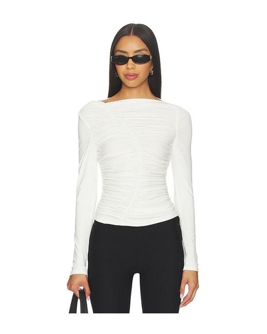 Madison The Label White Lorena Top