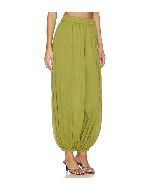Rococo Sand Green Harem Pants