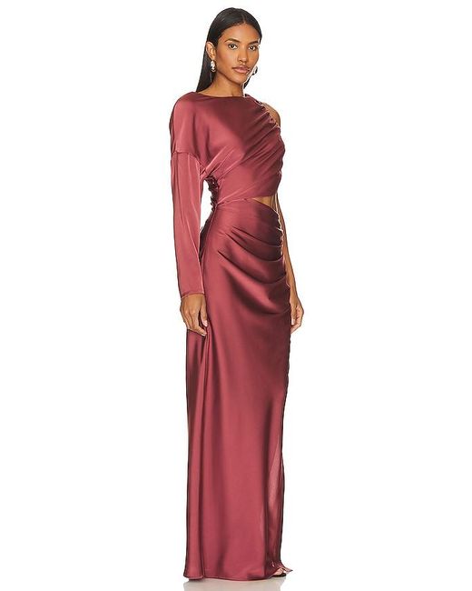 Misha Red Andarta Gown