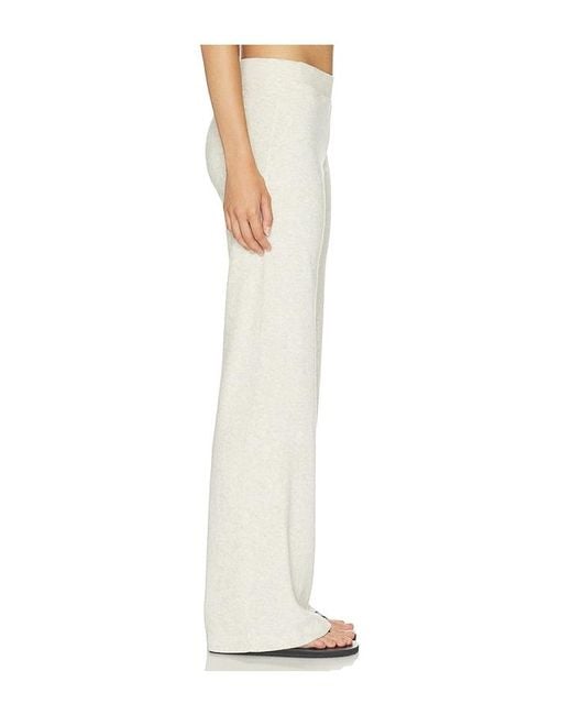 ÉTERNE White Low Rise Lounge Pant