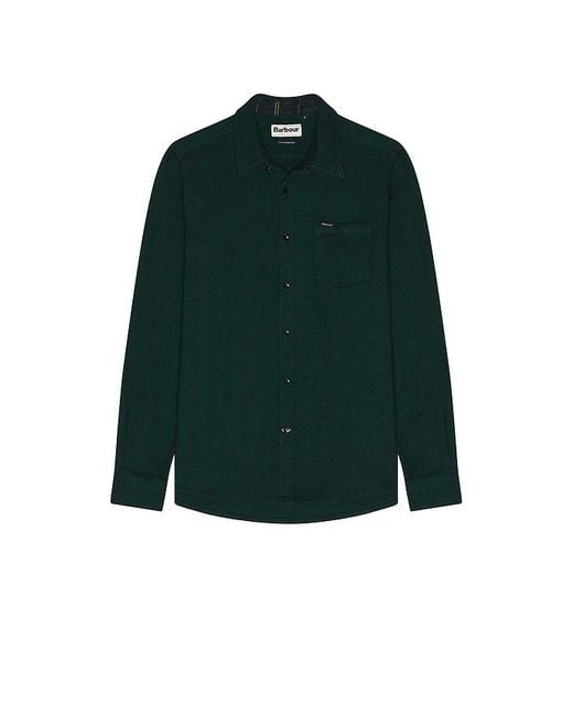 メンズ Barbour シャツ Green