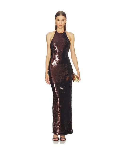 revolve evening dress Kleo One Shoulder Maxi Dress - Burgundy Floral