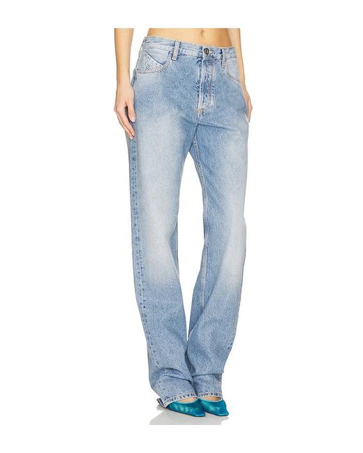 Long Pant En Color Azul Talla En The Attico de color Blue