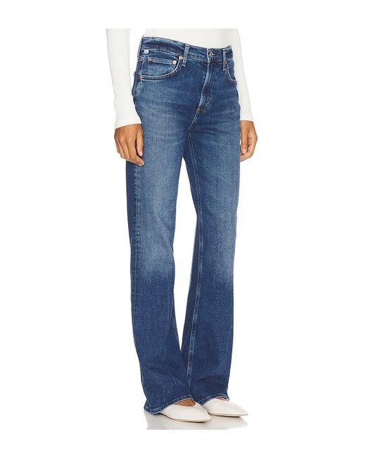 Citizens of Humanity Blue Mid-Rise-Jeans Mit Bootcut Vidia