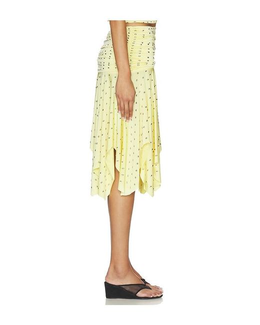 Siedres Yellow Sandor Skirt