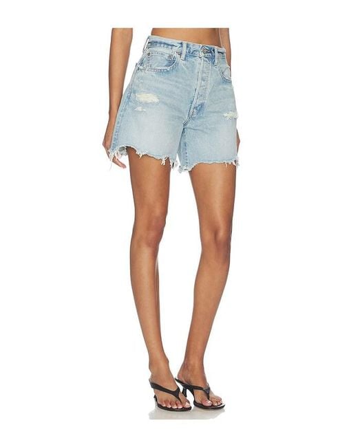 Moussy Blue Mckendree Long Shorts