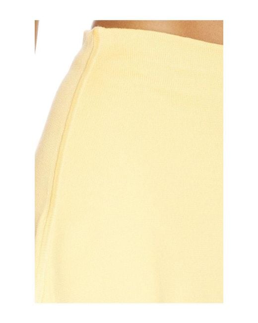 GOOD AMERICAN Yellow The Keepsake Skort