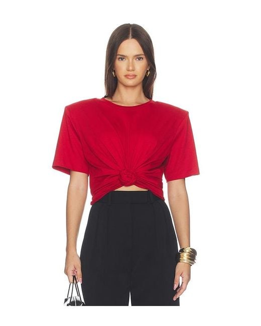 Magda Butrym Red Knot Front T-Shirt