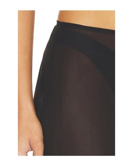 superdown Black Brantley Midi Skirt