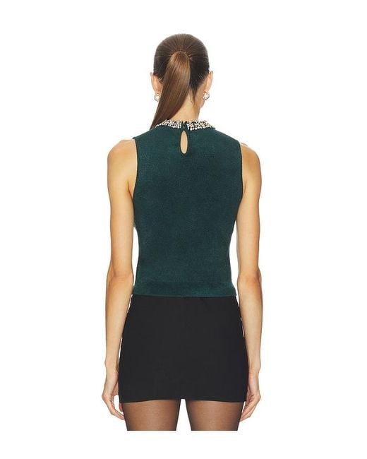 Jonathan Simkhai Blue Rema Halter Top