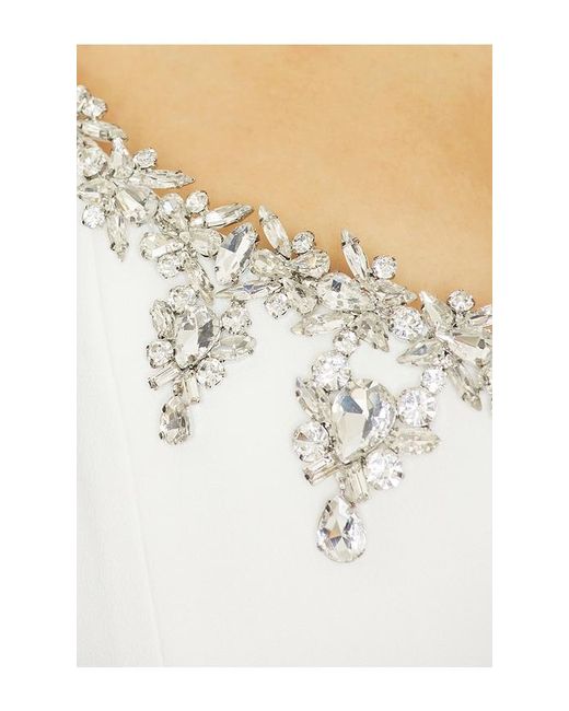 Nadine Merabi White Blair Dress