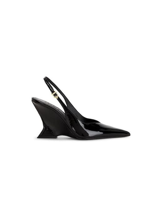 SCHUTZ SHOES Black Siena Buckle Slingback Pump
