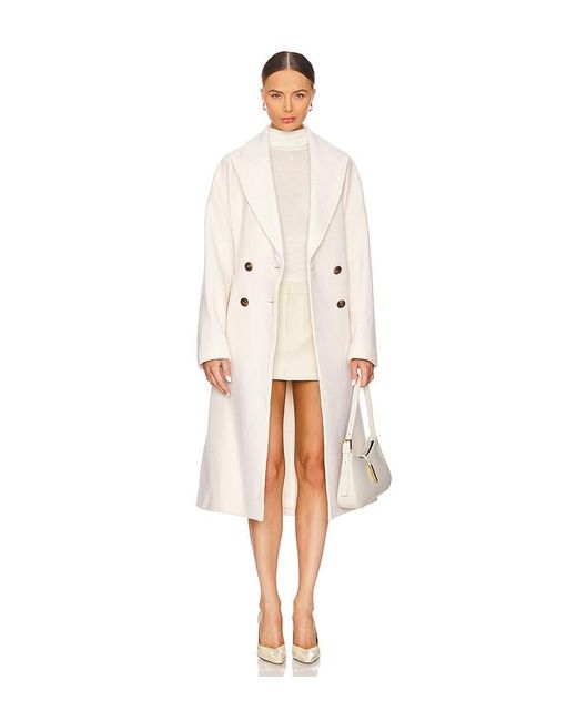 Veronica Beard White Della Dickey Coat