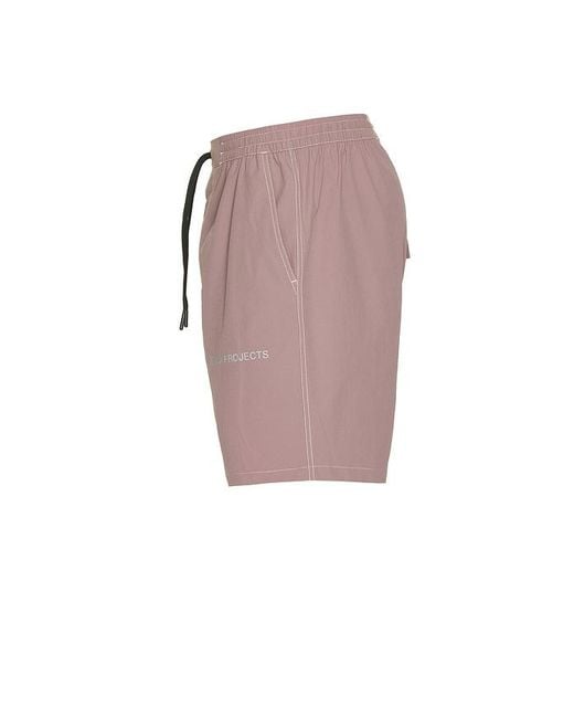 Rivvia Projects Pink Contrast Daily Ride Swim Short for men