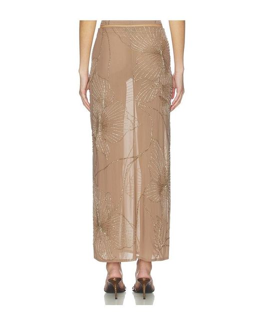 Nbd White Tanuja Maxi Skirt