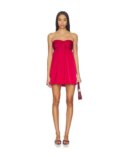 MORE TO COME Red Cordell Mini Dress