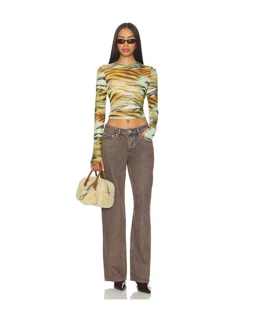 AFRM Yellow Kaylee Top