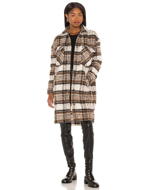 Blank NYC Long Plaid Shacket | Lyst