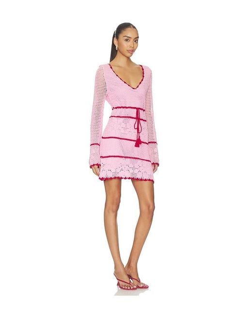 Saylor Red Stephanie Dress