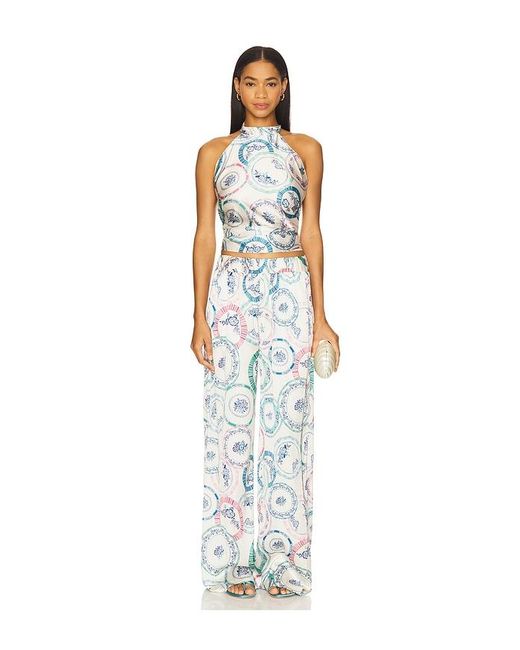 MISA Los Angles White Reshma Pant