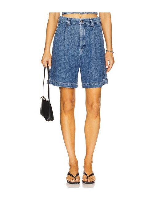 DL1961 Hepburn ショートパンツ Blue