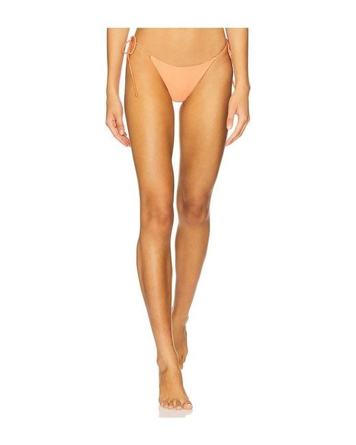 Asta Resort White Mia String Bikini Bottom