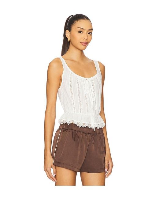 Free People Multicolor Alana Lace Tank